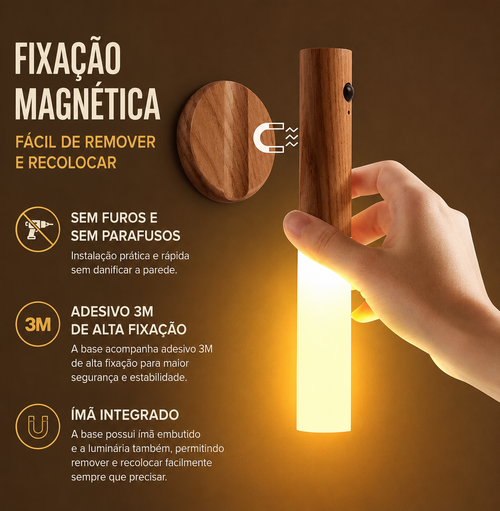 VELTRIX GlowSense™ | Luz LED Inteligente com Sensor de Movimento