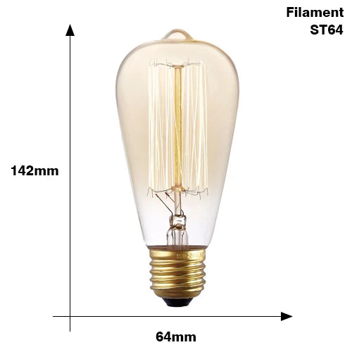 VELTRIX VintageGlow™ | Lâmpada Filamento LED Retrô E27