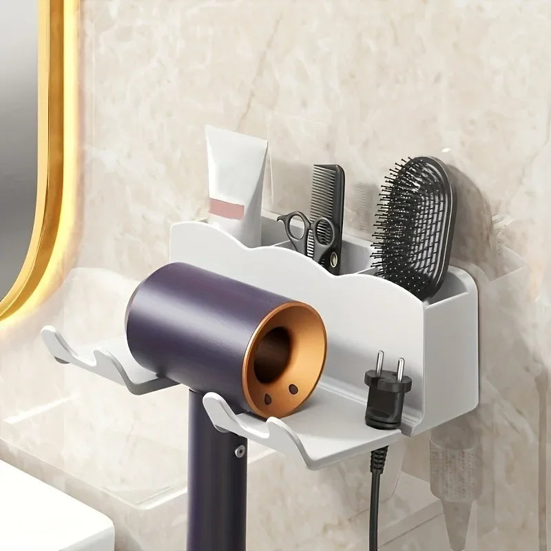 VELTRIX DryHolder™ | Suporte de Parede para Secador de Cabelo