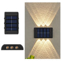 VELTRIX GlowWall™ | Luminária Solar LED para Área Externa