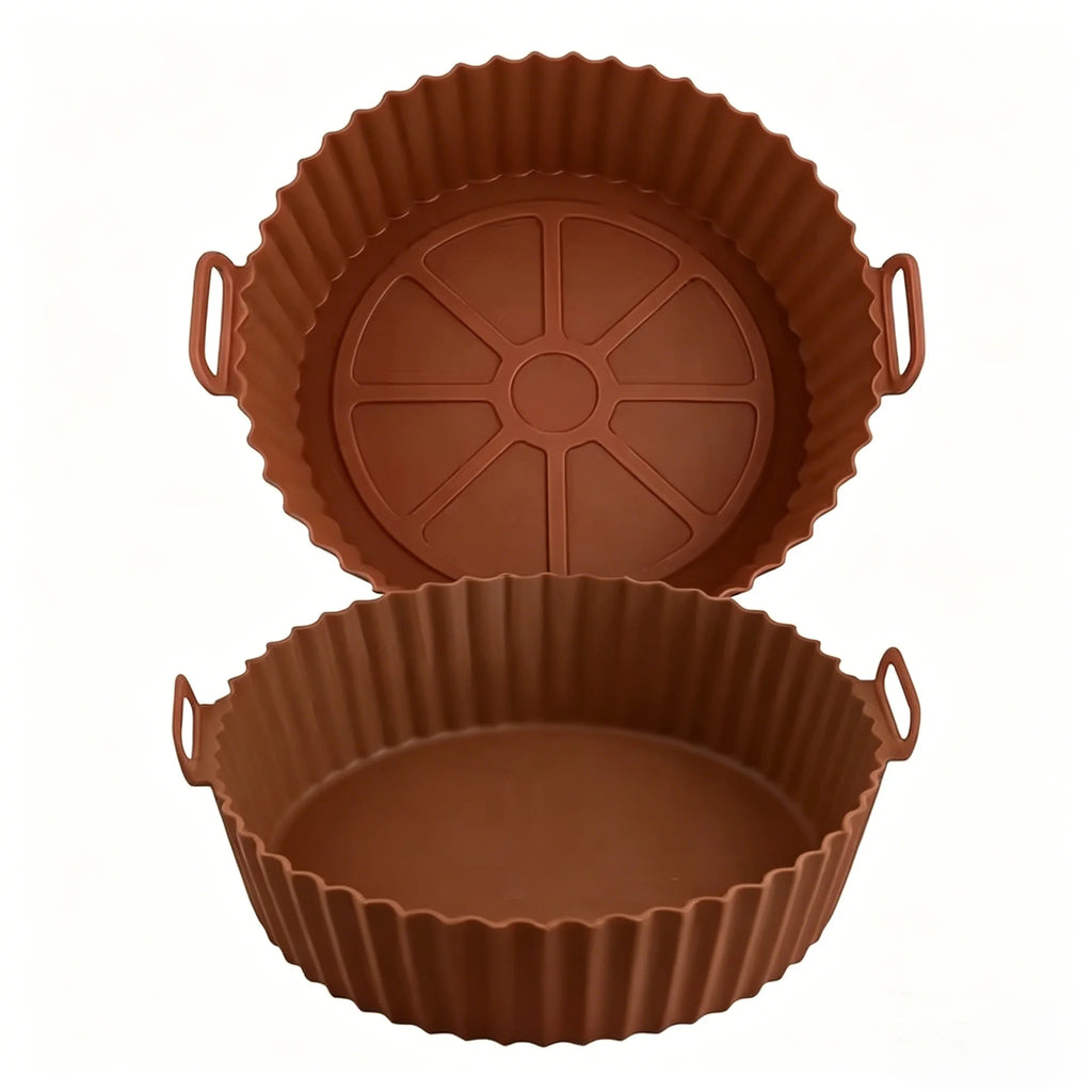VELTRIX AirChef™ | Forma de Silicone Reutilizável para Air Fryer