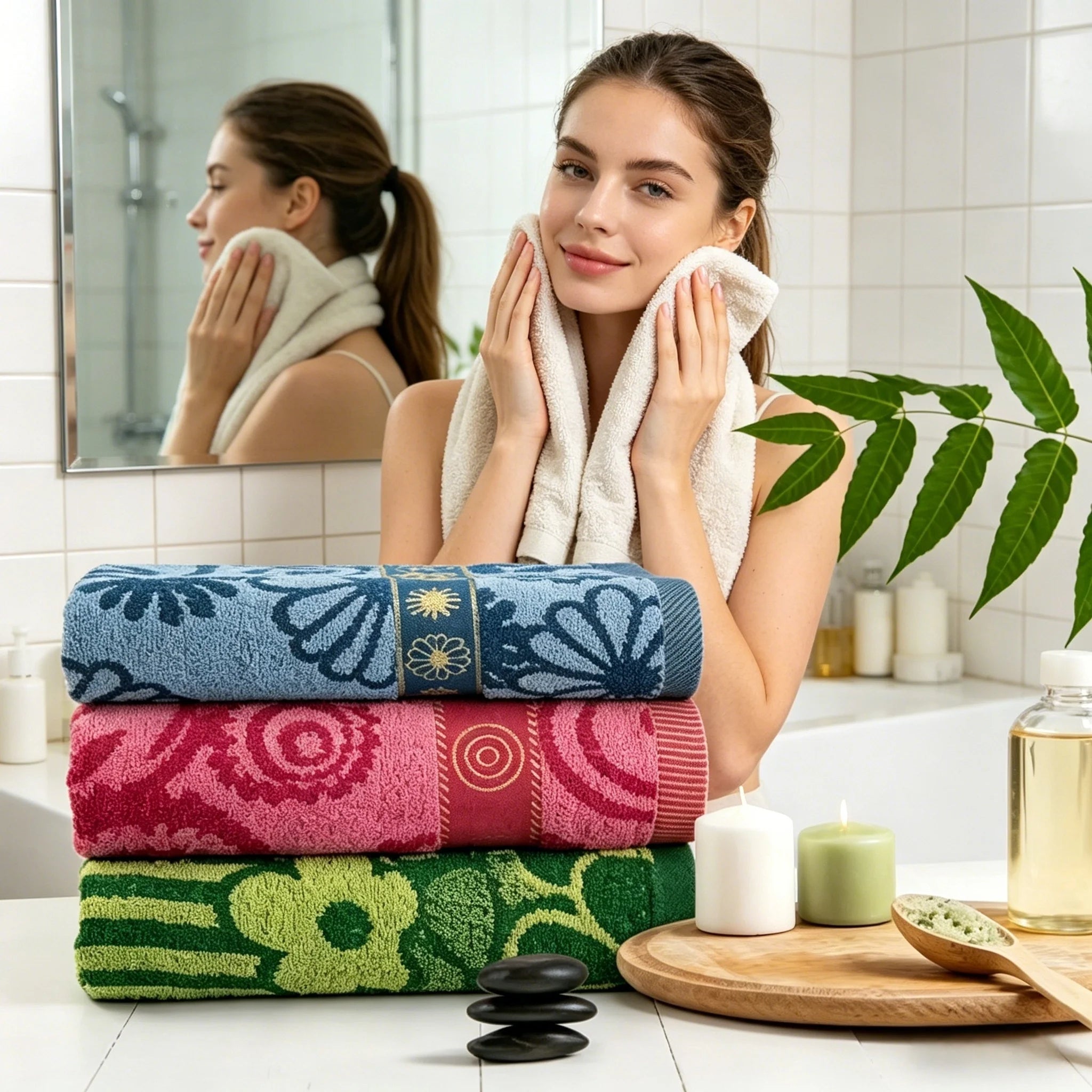 VELTRIX CloudTouch™ | Toalha Premium Ultra Macia de Alta Absorção