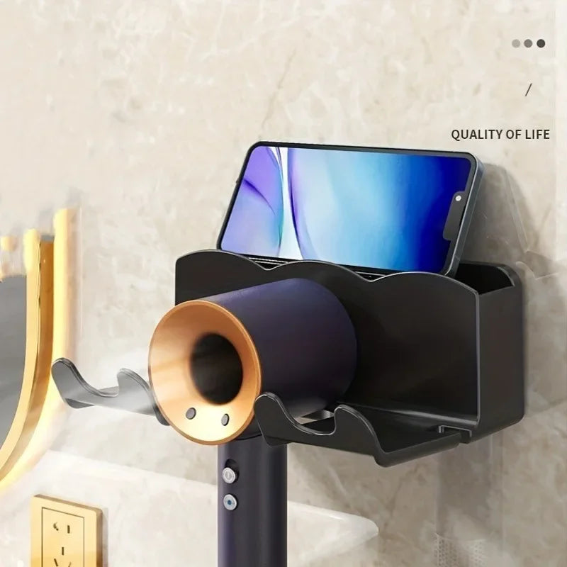 VELTRIX DryHolder™ | Suporte de Parede para Secador de Cabelo
